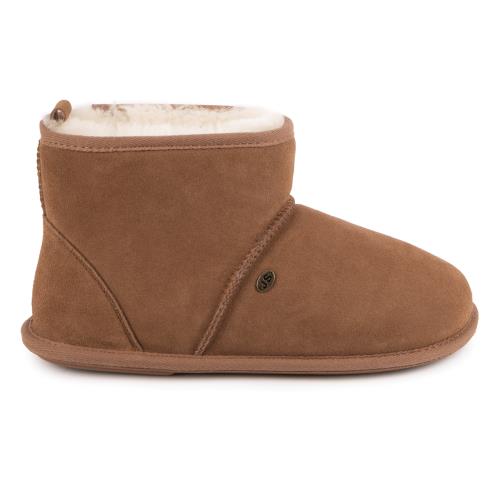 Mens Chester Sheepskin Slipper Chestnut Extra Image 1